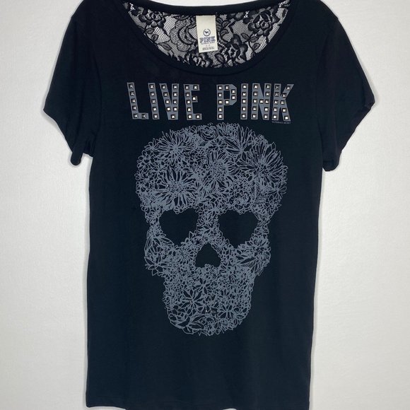 LIVE PINK Victoria Secret Rocker Top - Size Small - Picture 2 of 5